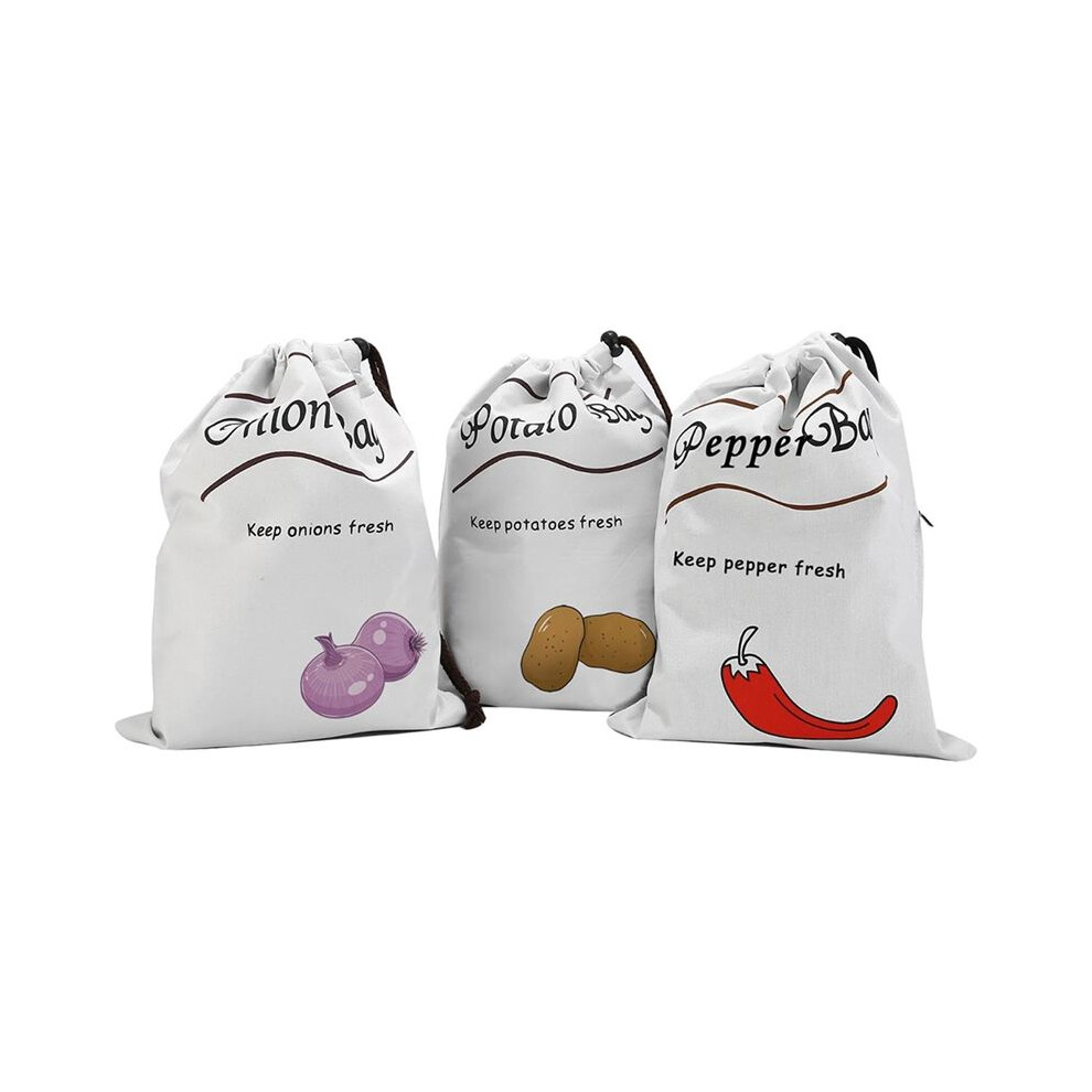 Potato And Onion Storage Bag Drawstring Bag Onion Potato Pepper Storage Bag Drawstring Fresh-Keeping Bag Shopping Bag 6131627740025