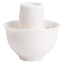 Elegant White Porcelain Teacup Set - Sheep Fat Jade Teacup, Chinese Tea Tasting Cups for Aromatic Experience