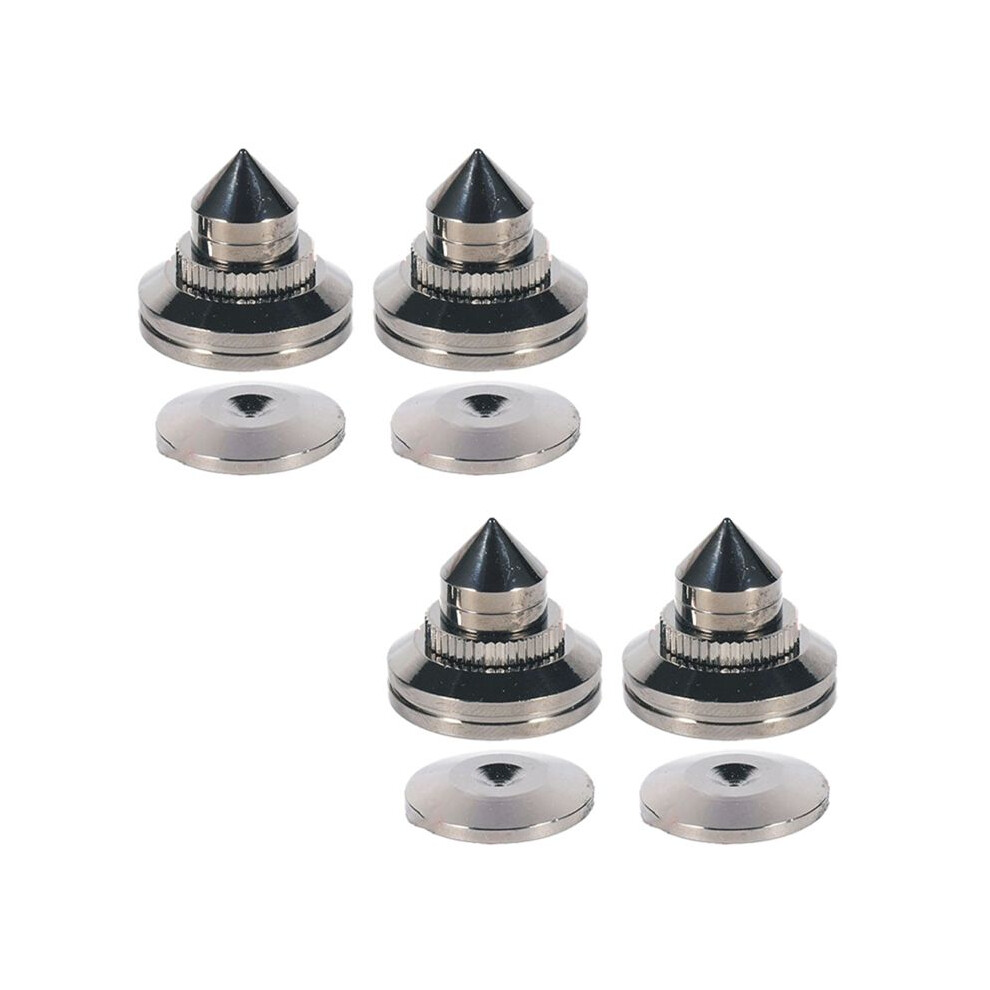 4 Pcs 28X25mm Speakers Stand Feet Foot Pad Pure Copper Loudspeaker Box Spikes Cone Floor Foot Nail Black 6132625341290