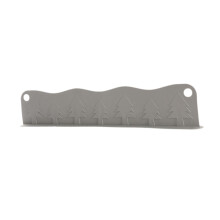 Kitchen sink splash guard, water splashproof plate, front water deflector for countertops at home, gray