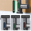 Waterfall Basin Faucet Pull-Out Kitchen & Bathroom Faucet Rainfall Temperature Digital Display No Battery Blcak 8