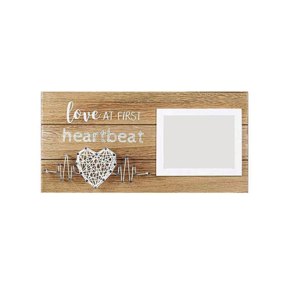 Baby Scan Photo Frame For Mummy And Daddy, Wooden 4X6 Inch, Engraved Keepsake 6131555062886