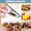 3pcs Stainless Steel Chestnut Peeler Tool Set - Nut Cracker with Blade for Home Use 5