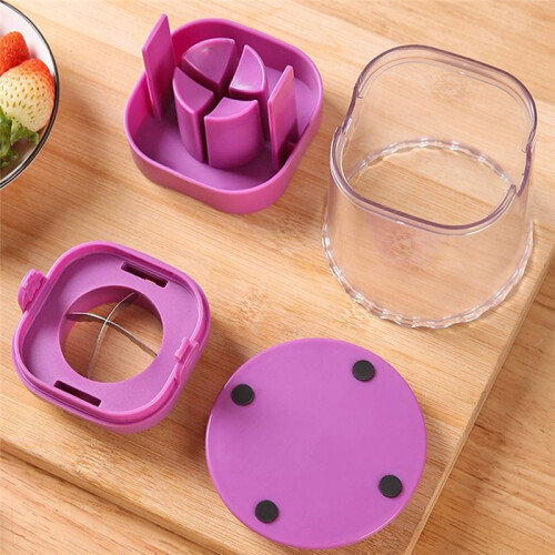 Tomato Fruit Cutter Strawberry Fruit Dicer  Tomato and Grape Press-Type Fruit Cutter and Slicer 2