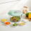 High Temperature Vegetable Dehydrator Multi-Function Grater Fruit and Vegetable Drain Basket Kitchen Sink Milky White 3