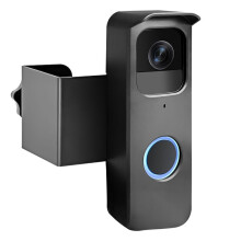 For Blink Doorbell Mount,Anti Theft Video Doorbell Door Mount Bracket No Drilling,Not Block Doorbell Motion Sensor Black