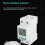 Tuya WiFi 2P   Meter Power KWh Meter Earth Leakage over Under Voltage Protector Work with Tuya  Life 8