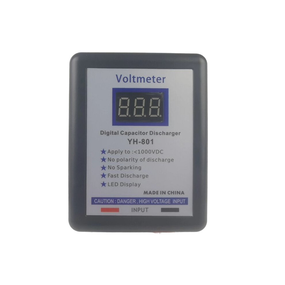 800V Digital Capacitor Voltage Tester Fast Discharger High Volt Discharging Tool Electronic Repair Display Matenance A 6132555199558