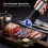1Set Kitchen Spice Automatic Grinder, Battery Powered Adjustable Coarseness, Electric Salt Pepper Grinder 8