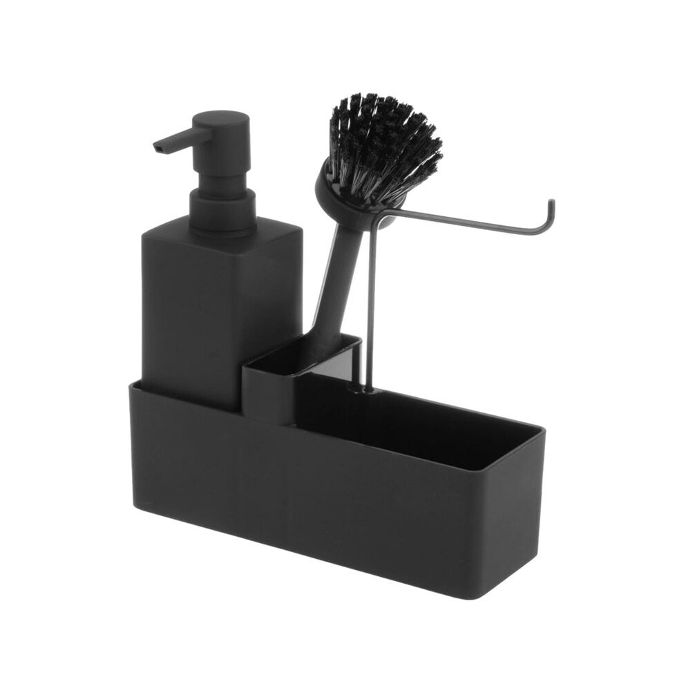Kitchen Soap Dispenser Rack Tray Holder Storage Dish Brush Kitchen Utensil Storage Rack 6132555173558
