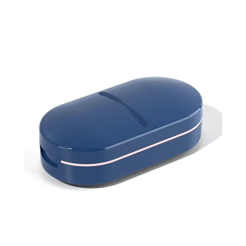Portable Medicine Cutter-Multifunction Medicine Splitter With Waterproof Storage, Stainless Steel Blade, Easy Cleaning B 4713187694264