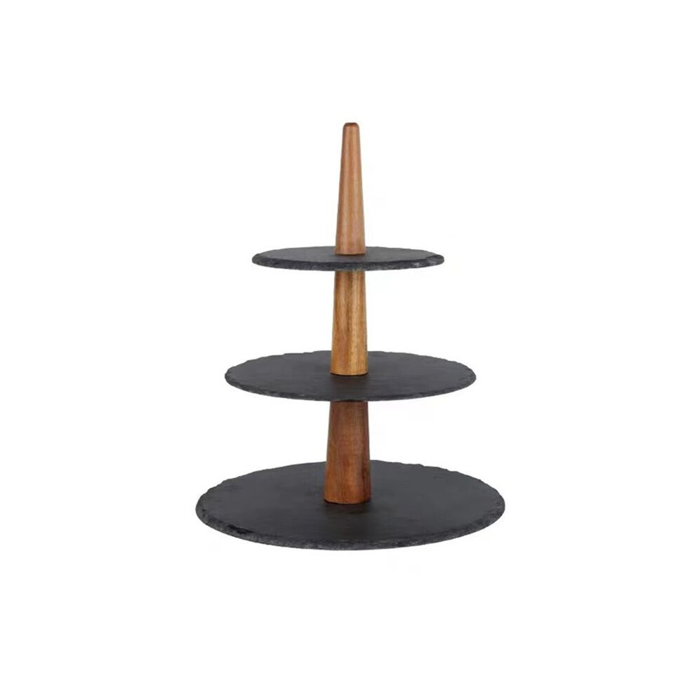 Dessert Rock Plate Dessert Plate Fruit Plate Western Restaurant Afternoon Tea Cake Stand L 6131667539351