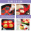 NonStick Silicone Egg Ring and Pancake Mold for  Round Shape Breakfast Cooking 2PCS M 4