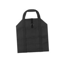 Large Firewood Carrier Tote Bag with Durable Oxford Cloth and Comfortable Handles, Black