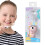 Children's manual toothbrush, safe, soft bristles, dinosaur theme, 1 piece 1