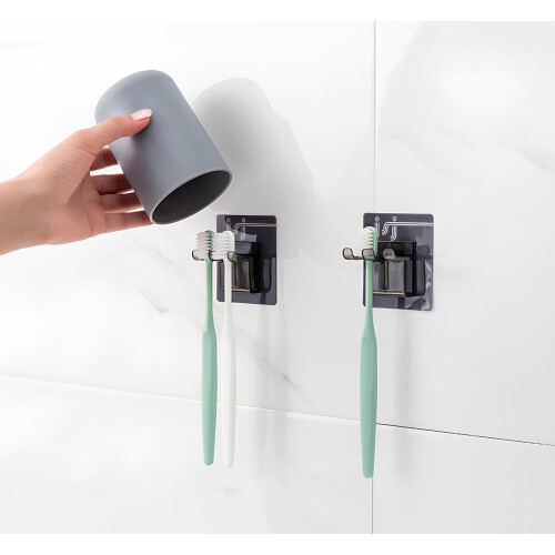 Stackable Toothbrush Mug For Bathroom Vanity, Environmentally Friendly Unbreakable Plastic Tumbler, Large-Capacity Reusable Drinking Cup, Premium PP M 1