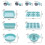 Silicone Cake Baking Pans and Baking Molds Silicone Muffin Cups Cake Baking Kits As Shown 7