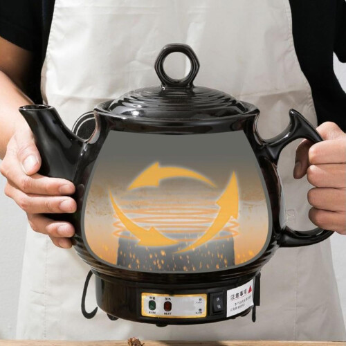 Electric Herbal Medicine Cooker with Smart Temperature Control, Automatic Decoction Mode, 6L Ceramic Pot 1