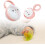Pacifier Holder for Babies  Practical Container with DustProof Lid  TravelFriendly Pink 2