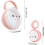 Pacifier Holder for Babies  Practical Container with DustProof Lid  TravelFriendly Pink 4