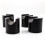 4pcs HIFI Cable Stand Booster Holder Support Frame Anti-Shock Foot Multi-Function Speaker Cable Trailing Pad Black 3