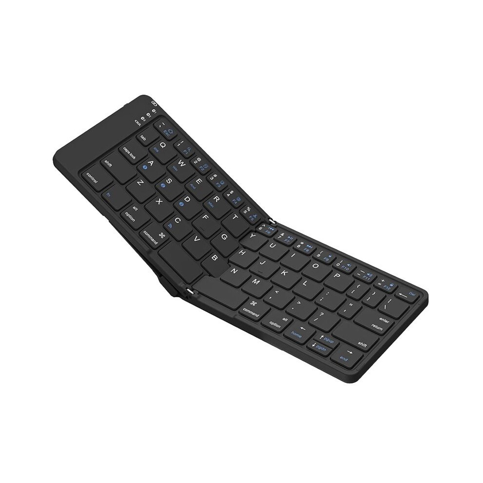 Foldable Bluetooth Keyboard, Universal Folding Keyboard For Mobile Phones And Tablets, Can Easily Switch Up To 3 Devices Light 6131736557781