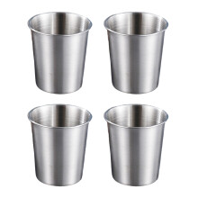 Pack of 4 Stainless Steel Tumblers Child Friendly And-350ml