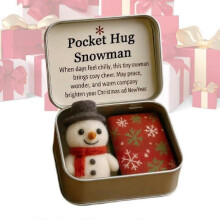 (A) Christmas Baby Doll Decoration Felt Keepsake Motivation Cards For Men Boyfriend Women Coworkers Friend Adults Easter-C