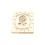 Vintage Stamp Head Flower Pattern Sealing Stamp Head 30x30mm- S 1