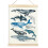 Affiche de baleines en toile robuste pour crèche-30x40 Style 1 1