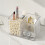 Functional Bathroom Organizers with Sturdy Wood-Black rectangle 4