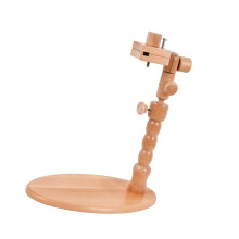 Adjustable Rotated Embroidery Hoop Holder Wood Stitching Frame