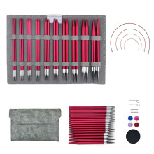3mm-8mm Interchangeable Circular Knitting-A set of gray packag