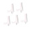 5pcs Small Acrylic Easel Holder Stand for Displaying Plates-L 1