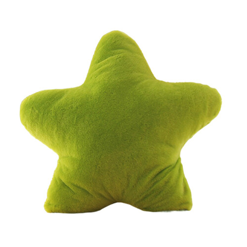 Five Pointed Star-Shape Plushes Pillow Soft Stuffed-Green