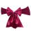 Chair Back Sash with Bows Designs Chair Bows Sash-Claret 1