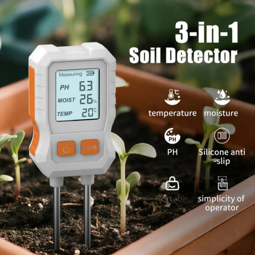 ABS Soil Tester for Acidbase Value Temperature Moisture 1