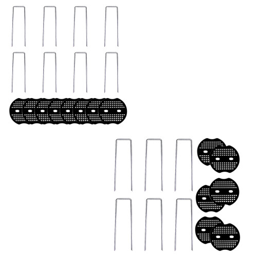 U Shape Ground Anchors Pegs Rust Proof Fabric Pins-8 piece set 1