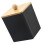 Contemporary Cotton Covers Canister Convenient for-Black square 1