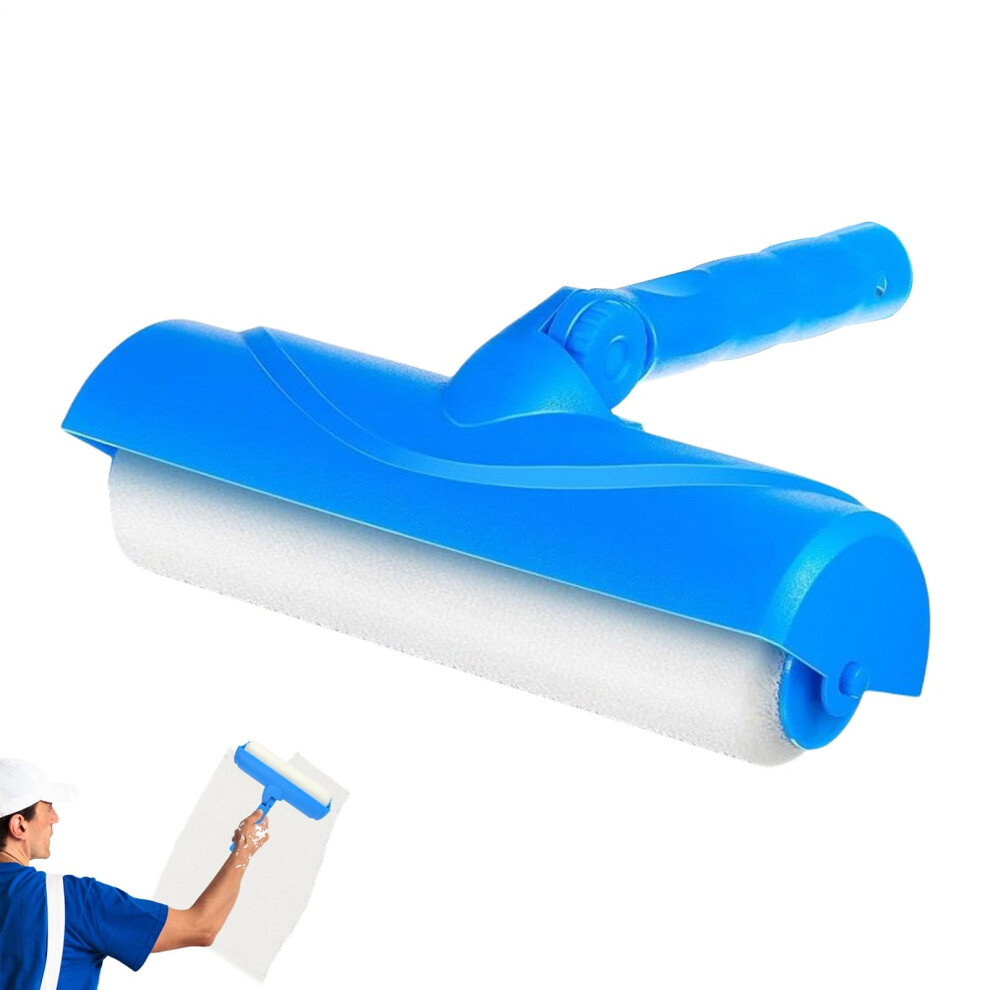 Paint Roller for Painting, 25 cm Roller Brush with Adjustable Splash Guard