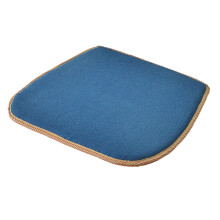 Stoelkussen van traagschuim, antislip, machinewasbare hoes voor keuken- en eetkamerstoelen, verstelbare bandjes, antislip onderkant van linoleum,