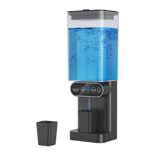 Distributeur de bain de bouche électrique 700 ml avec-Noir