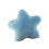 Five Pointed Star Pillow Throwing Pad Short Plushes-Blue 1