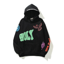 (Asian L, black 1) Baggy Pullover Sweatshirts Men Urban Streetwear Jesus Is King Print Hoodie Plus Velvet Hip Hop Kanye Hooded Sweatshirts