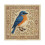 (D) Cross Kit With Floral Pattern, Bird Embroidery Kit For Adults Beginners, DIY Needlepoint Wall Art 1