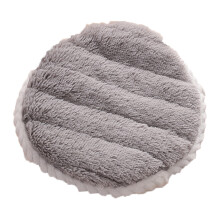 Coussin de sol uni, coussin de chaise de salle à manger rond antidérapant à nouer, en lin respirant, pour la décoration de la maison et du bureau.