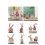 Cute Wood Easter Bunnies Decorations Rabbit Figurine Rabbit-3 3