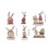 Easter Bunnies Wood Sculptures Rabbit Figurine Rabbit-4 4