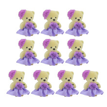 Colorful Foam Bear Perfect for Birthdays-Light Purple