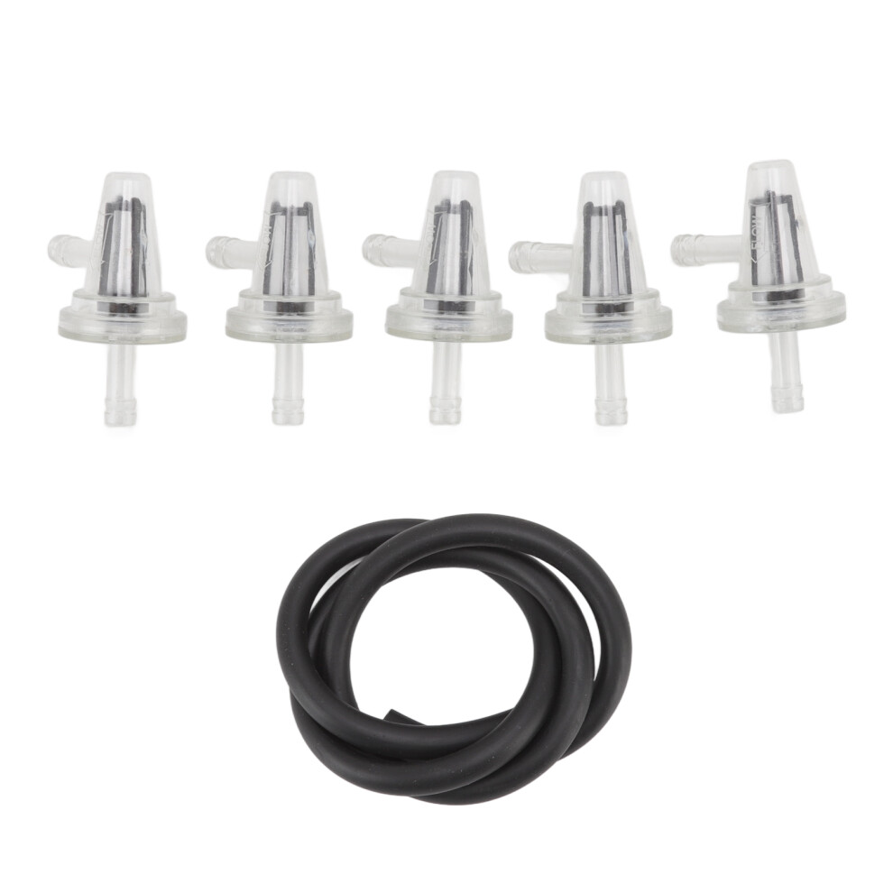 Universal Fitment Fuel Filters, Clear Nylon Housing Filters For Small Gasoline Engine, 90 Degree Inline Fuel Filters With Stable Performance, Transpar 9466005357708